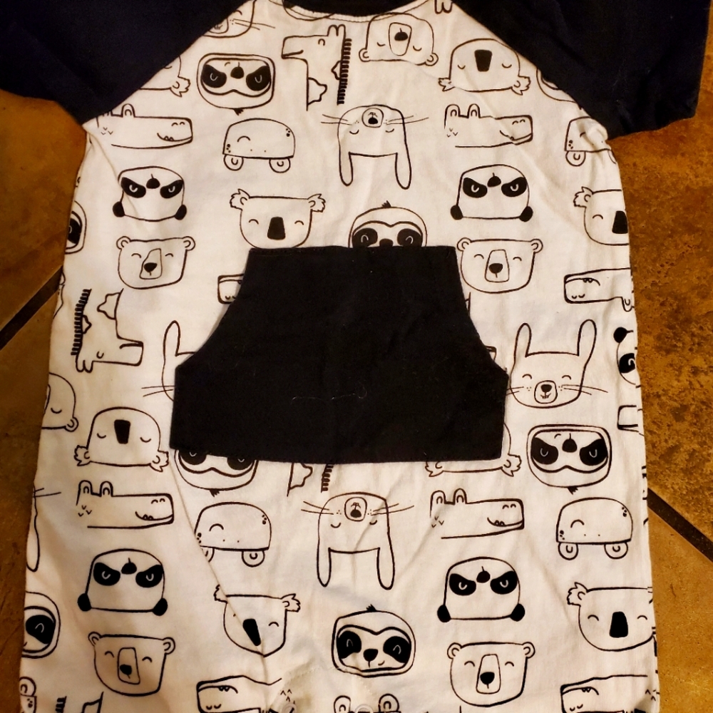 Baby shorts onesie